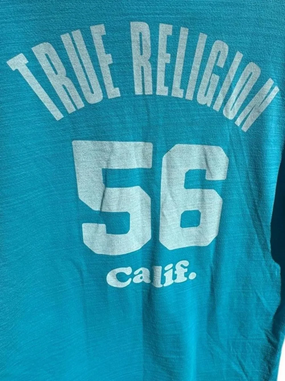 Vintage True Religion Men’s Turquoise Rider California Polo